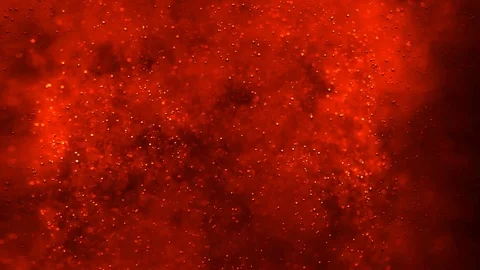 Bubbles floating in the amazing deep structured red liquid. Stock Footage 79833281