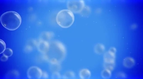 Bubbles floating up animation Stock Footage 60101698