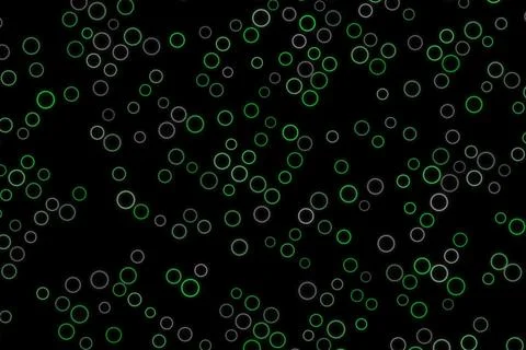 Bubbles floating on black background for celebration Illustration