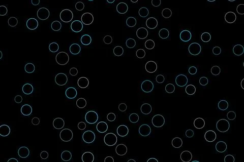 Bubbles floating in black background for celebration 스톡 일러스트