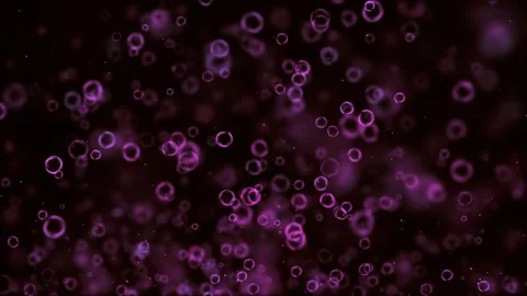 Bubbles floating on deep background moving slowly loopable animation Stock Footage 327570250