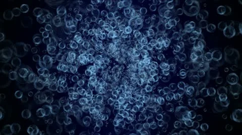 Bubbles flowing  Stock Footage 10565244