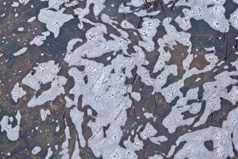 Bubbles foam. Stock Photos