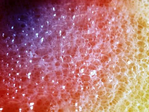Bubbles in the foam Stock Photos