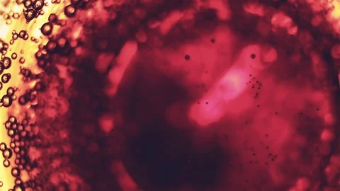 Bubbles in glass Stock Footage 80088842