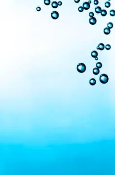 Bubbles on a glass Stock-Fotos