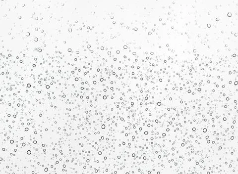 Bubbles on glass Stock Photos