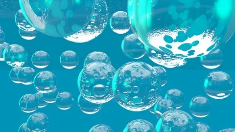 Bubbles going up Stock Footage 71243065
