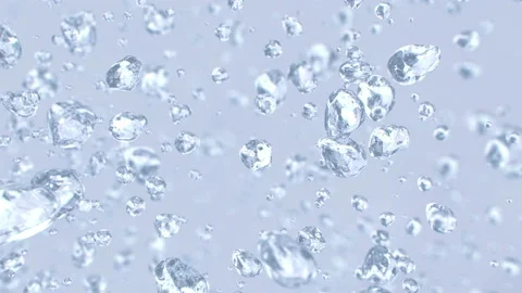 Bubbles going up loopable background in 4K Stock Footage 114370740