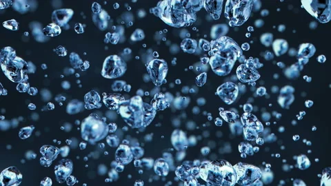 Bubbles going up in super slow motion in 4K Stock Footage 113269970