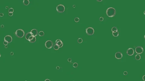 Bubbles on green screen and a with it soap frame design cartoonish emotion Stock Footage 335982377