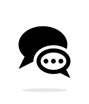 Bubbles icon on white background Stock Illustration