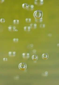 Bubbles in liquid Stock Photos