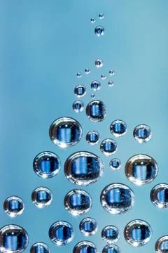 Bubbles macro Stock Photos