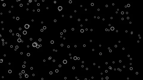 Bubbles motion with black background. 4k resolution, bubbles background, mo.. Vidéo 334829693