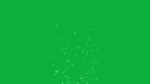 Bubbles motion graphics with green screen background, 4k, loop Stock Footage 276324215