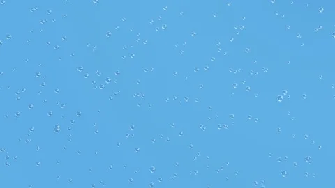 Bubbles moving and floating on blue background. 3D cg loop Animation. 스톡 동영상 114352396