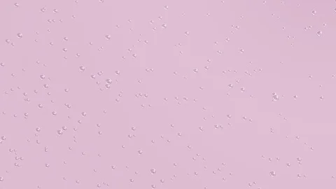 Bubbles moving and floating on pink background. 3D cg loop Animation. Stock Footage 114352486