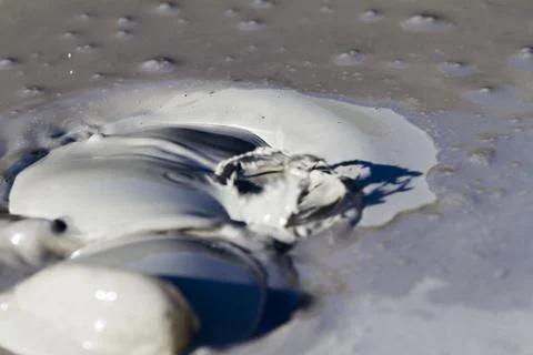 Bubbles  mud Stock Photos