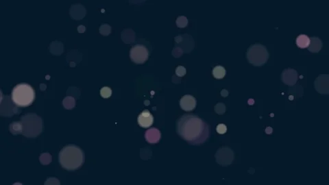 Bubbles in muted colors floating in abstract animation Stock Footage 96839102