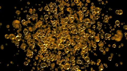 Bubbles of oily liquid Illustrazione stock