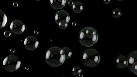 Bubbles or soap bubbles Stock Footage 91702337