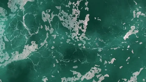 Bubbles Over The Surface Of Blue Sea In Port Stock Footage 300099016