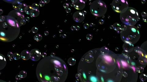 Bubbles particles 02 Video stock 11016891