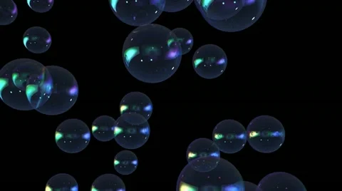 Bubbles particles Video stock 11017523
