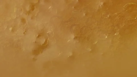 Bubbles pattern in flower oil Video stock 65873977