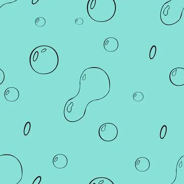 Bubbles pattern Illustrazione stock