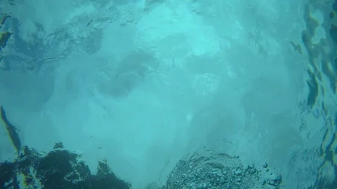 Bubbles in pool Stock Footage 92821238