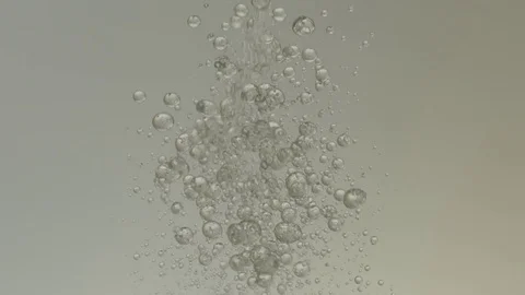 Bubbles Pour Down into Water Background Stock Footage 75938027