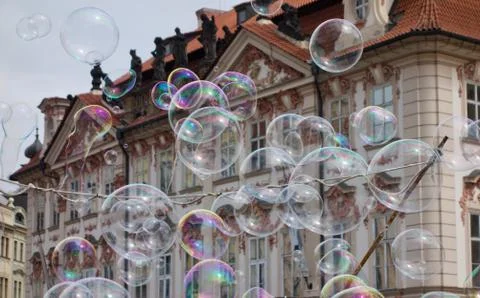 Bubbles, Prague Stock Photos