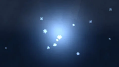 Bubbles rise and shimmer in a soft blue light Stock Footage 338227014