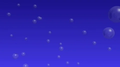 Bubbles rise up in an endless loop Stock Footage 51736921