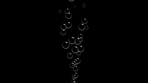 Bubbles Rising Animation background. Vídeos de archivo 336859395