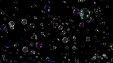 Bubbles Rising from Below Stock Footage 327528695