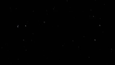 Bubbles rising up. Boiling water, closeup Stock Footage 103555712