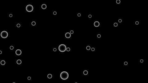 Bubbles Rising In Dark Liquid video Stock Footage 337710450