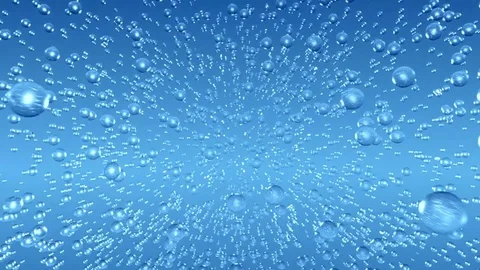 Bubbles rising to the surface. Stock Footage 83812318