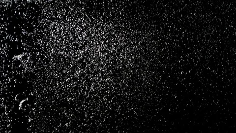 Bubbles rising up in water in slow motion Vídeos de archivo 81231252
