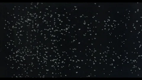 Bubbles Rising Up In Water In Slow Motion Stock-Footage 81796071
