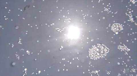 Bubbles in sea 스톡 동영상 42199555