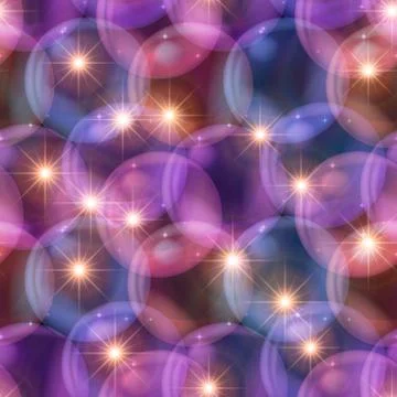 Bubbles, Seamless Pattern Stock Illustration