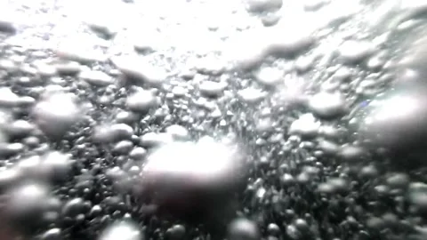 Bubbles Slow Down Stock Footage 245560338