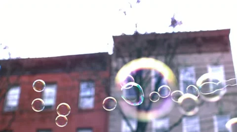 Bubbles, Slow Motion Stock Footage 10862185