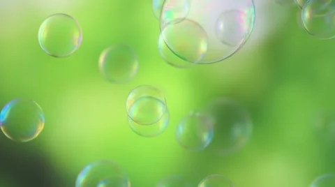 Bubbles, Slow Motion Stock Footage 11055981