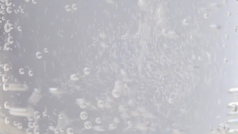 Bubbles in soda close-up Stock Footage 119927858