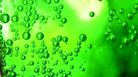 Bubbles in soft drinks Stock Footage 45564167